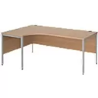 Image of Dams International Left Hand Ergonomic Desk MB18ELSB 1,800 x 1,200 x 725 mm