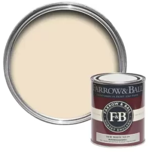 Image of Farrow & Ball Modern Eggshell Paint New White - 750ml