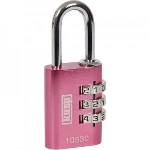 image of Kasp K10530PIND Padlock 30 mm Pink Combination