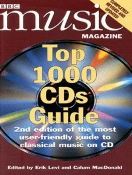 Image of Bbc Music Magazine Top 1000 Cds Guide by Erik Levi and Calum Macdonald and Bbc Music Magazine Book