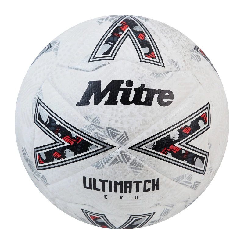 Image of Mitre Ultimatch Evo - 5 - WhiteBlackTeal