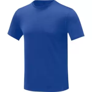 image of Elevate Mens Kratos Cool Fit Short-Sleeved T-Shirt (L) (Blue)