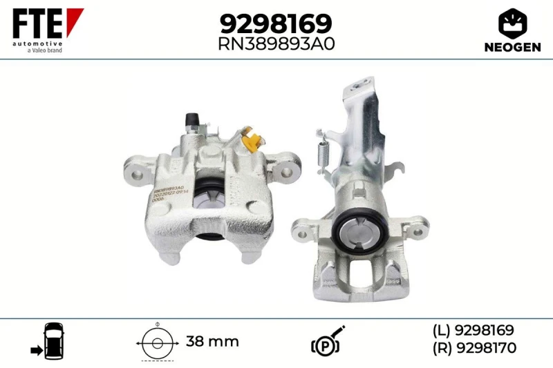 Image of Brake caliper FTE 9298169