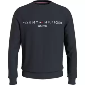 Image of Tommy Hilfiger Bt-Tommy Logo Sweatshirt-B - Blue