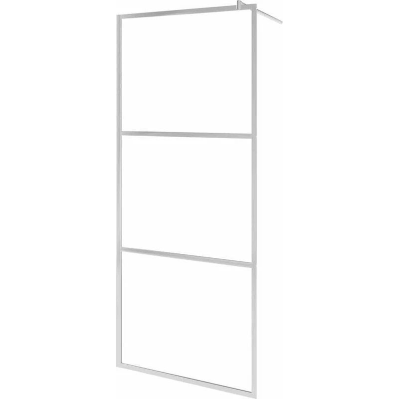 Image of VIDAXL Vidaxl - Walk-in Shower Wall with Whole Frosted esg Glass 80x195cm 8720286047682