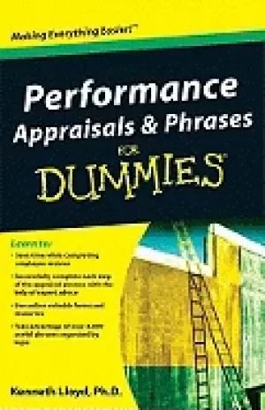 Image of performance appraisals and phrases for dummies