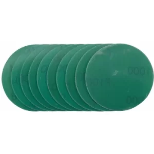Image of DRAPER Wet & Dry Sanding Discs with Hook and Loop, 75mm, 1000 Grit (Pack of 10) [04426]