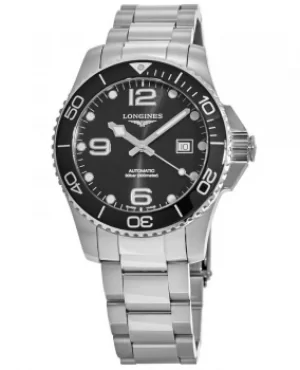 Longines HydroConquest Automatic Black Dial Ceramic Bezel Steel Mens Watch L3.782.4.56.6 L3.782.4.56.6