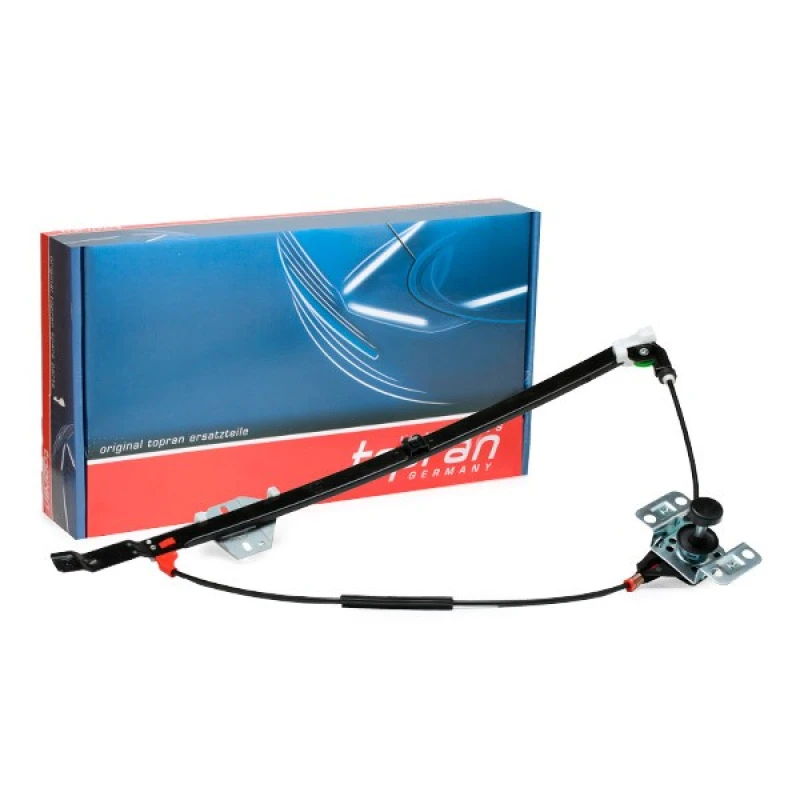 Image of TOPRAN 104 098 Window regulator Left Front, for right-hand drive vehicles, Operating Mode: Manual Window Winder (1561)