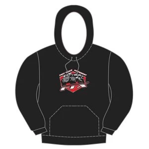 image of Ftx Badge Logo Brand Pullover Hoodie Black - Large