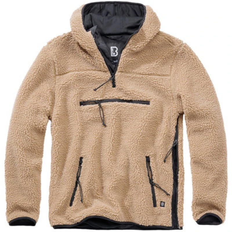 Image of Brandit Teddyfleece Worker Pullover Camel Size Xx Large