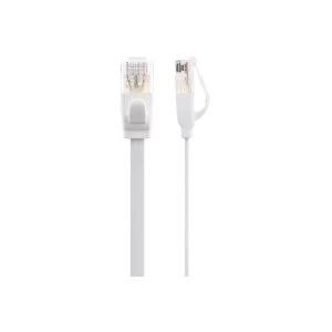 Maplin CAT6 RJ45 Plug Flat Ethernet Network Cable 5m White