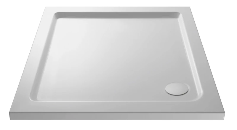Image of Balterley Premium Square Shower Tray - 700mm - White White