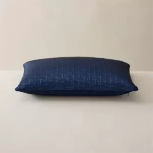 Image of Ted Baker T Quilted Cushion - Navy
