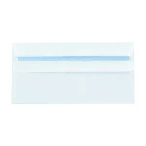 Image of Q-Connect DL Envelopes Recycled Self Seal 100gsm White Pack of 500