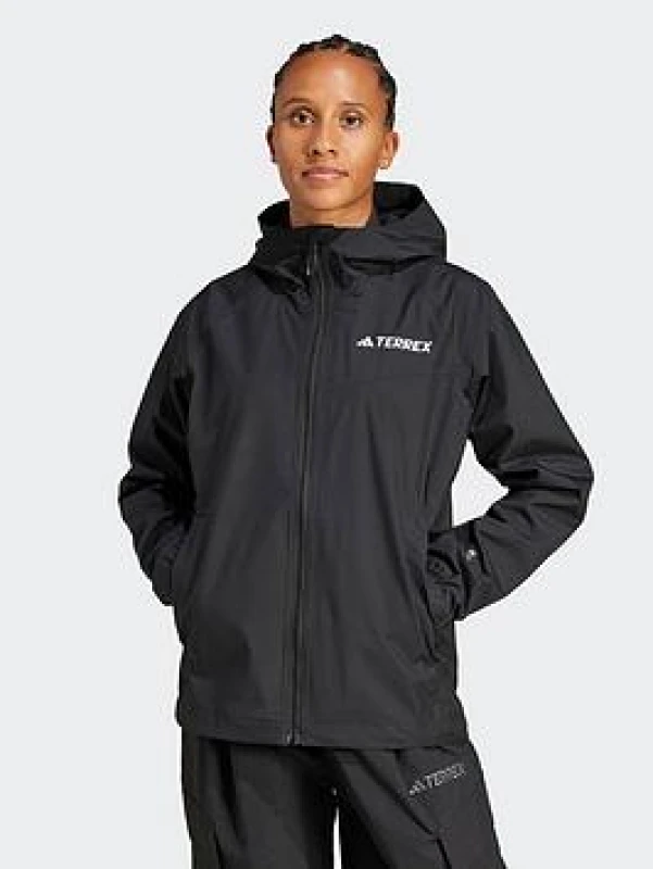 Image of Womens waterproof jacket adidas Terrex Multi Rain.Rdy Noir Female XS