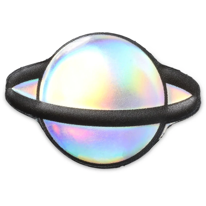 Image of Crocs Jibbitz Crocs Iridescent Saturn Blanc Unisex TU