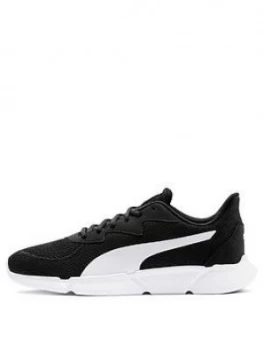 Puma Interflex Runner, Black/White, Size 8, Men