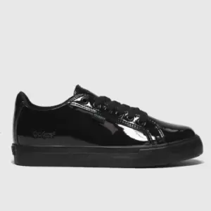 Image of Kickers Black Tovni Lacer Girls Junior Shoes