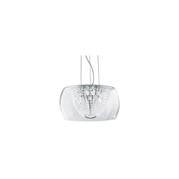 Image of Ideal Lux Audi-61 - 8 Light Large Ceiling Pendant Chrome, G9