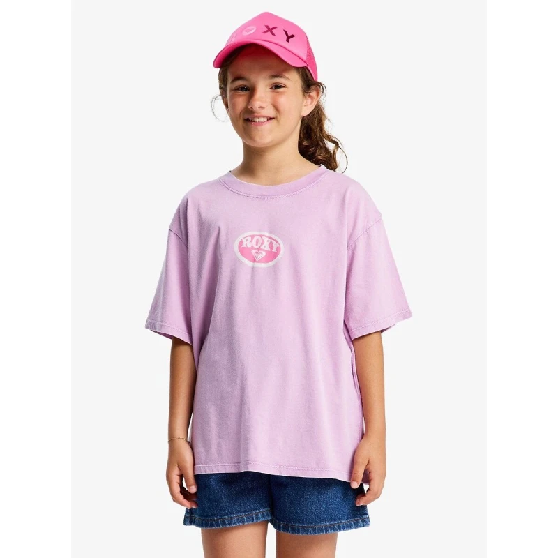 Image of Roxy Short Sleeve T-Shirt Pink Cotton 10Y (138CM)