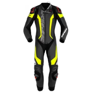 Image of Spidi Laser Pro Perforated Black Fluo Yellow 1 Piece 50