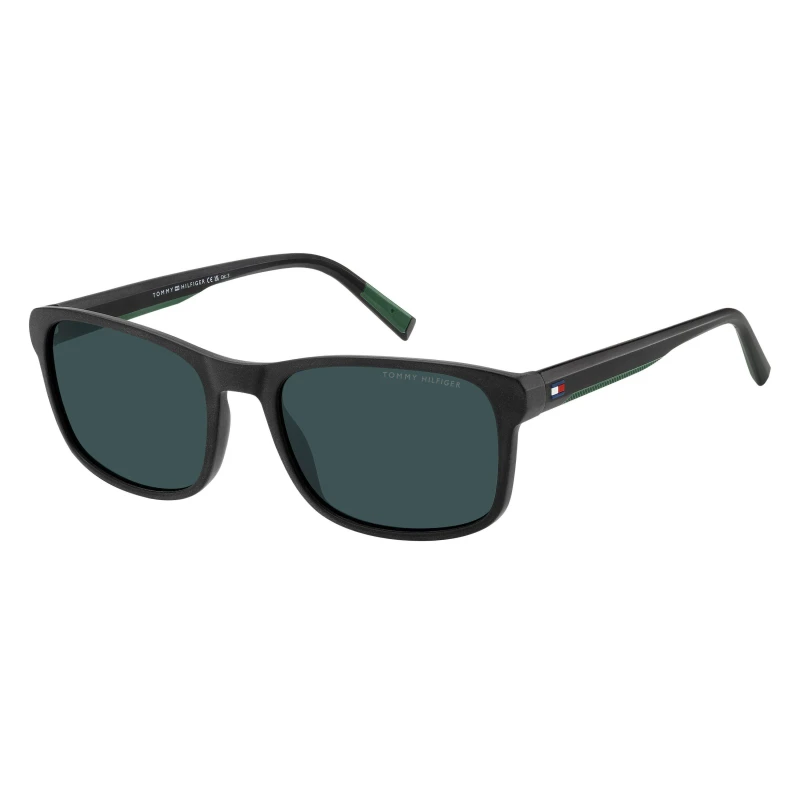Image of Tommy Hilfiger Hil Sun Rectangular Sn63 Black male One Size