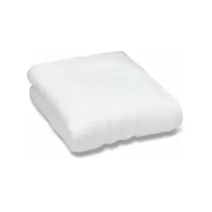 image of Catherine Lansfield Zero Twist 100% Micro Yarn Cotton Bath Sheet, White