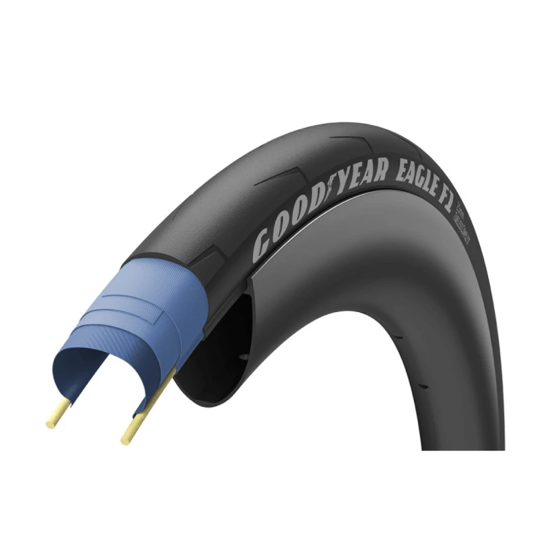 Image of Goodyear Eagle F1 Tubeless Ready Road Tyre - Black XL Boys