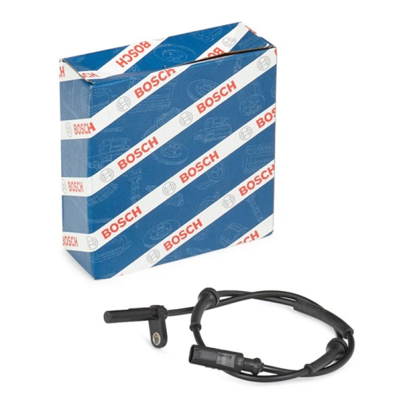 Image of Bosch 0 265 007 886 ABS Sensor with cable Sensor,wheel speed (412)