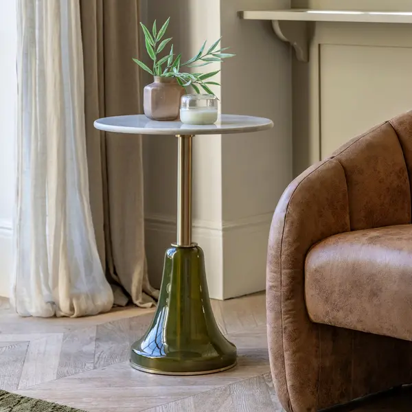 Image of Bayworth Side Table Green