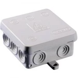 image of Junction box L x W x H 80 x 80 x 40 mm Wiska 10060825 Red