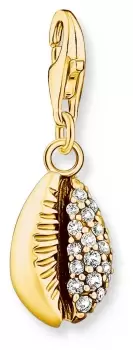 image of Thomas Sabo 1895-414-14 Charm Club Shell 18ct Yellow Jewellery