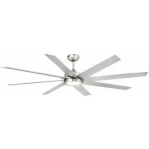 Image of Faro Century LED Matt Nickel 6 Blade Ceiling Fan With DC Motor