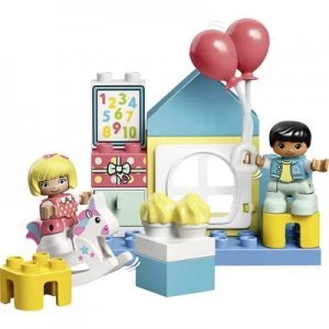 image of LEGO Duplo Town Playroom Playable Dolls House Box