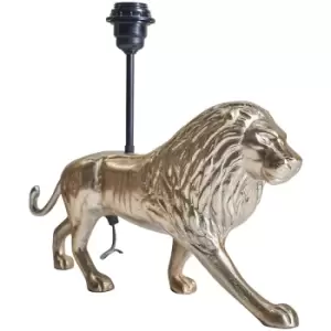 image of Minisun - Brass Lion Design Table Lamp Base - 0