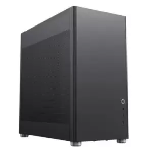 Image of GameMax Meshbox Black Gaming Case ATX Mesh Panels Modular Design Vertical Airflow Design No Fans inc. USB-C