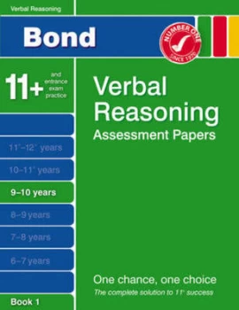 Image of Bond Verbal Reasoning Assessment Papers. 9-10 Years. by J M Bond Paperback