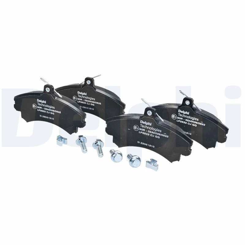 Image of DELPHI Brake pad set DELPHI LP3533