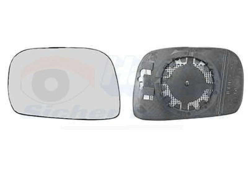 Image of VAN WEZEL Wing mirror glass VAN WEZEL 3701835