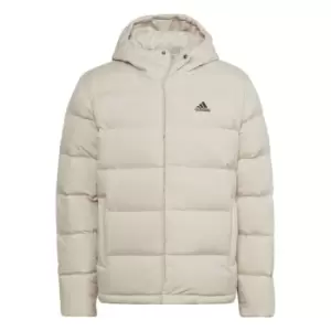 Image of adidas Helionic Hooded Down Jacket Mens - Grey