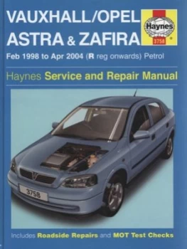 Image of Vauxhall/opel Astra and Zafira Service and Repair Manual by A. K Legg and Martynn Randall Hardback