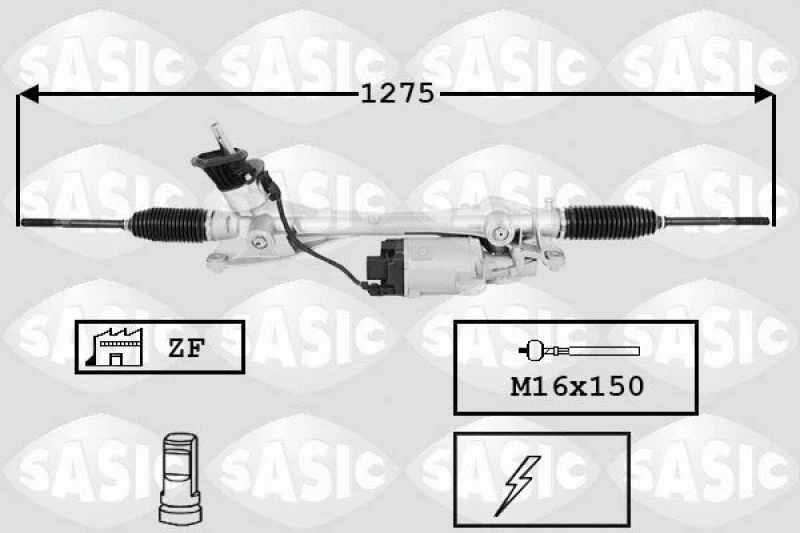 Image of Steering rack SASIC 7176063