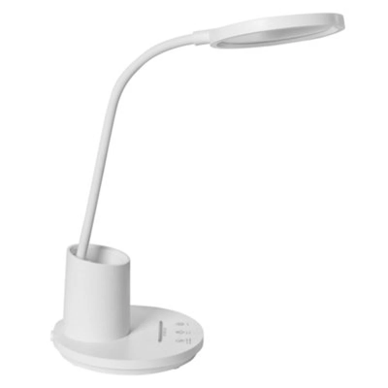 Image of Beliani LED Desk Lamp Vela With Dimmer White