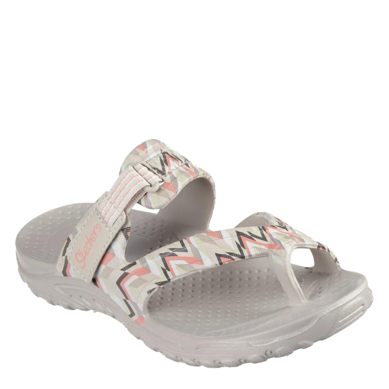 Image of Skechers Womens Reggae Flat Sandals Flat Sandals 2 (35) Multi 22105170220