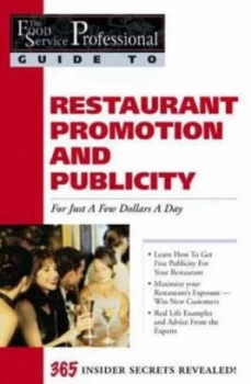 Image of Restaurant Promotion and Publicity by Tiffany Lambert Paperback