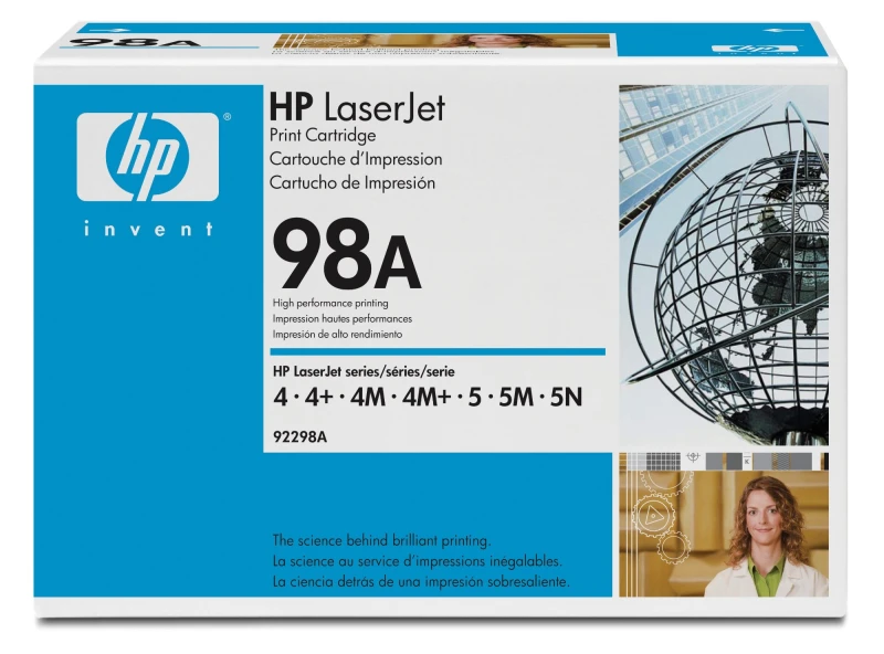 Image of HP 92298A/98A Toner cartridge black. 6.8K pages ISO/IEC 19752 for Cano