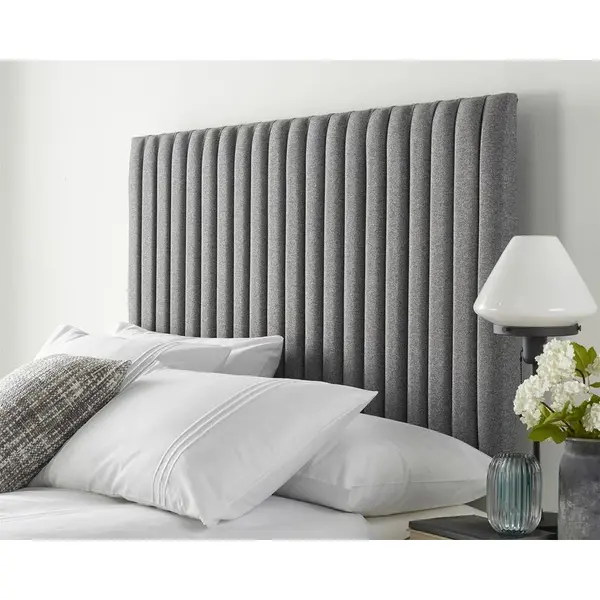 image of Aspire Catherine Lansfield Soho Collection Headboard, Grey - Headboard Size Small Double 4ft 5057632028266