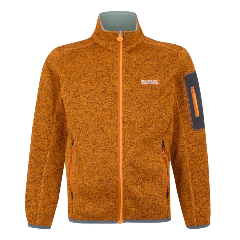 Image of Child fleece Regatta Newhill Orange Unisex 9/10 ans