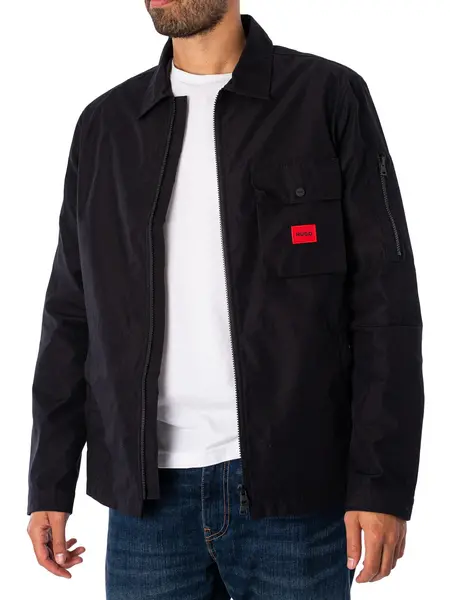 image of HUGO Emmond Lightweight Jacket Black S